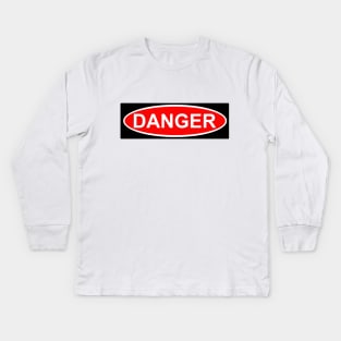 Danger Kids Long Sleeve T-Shirt